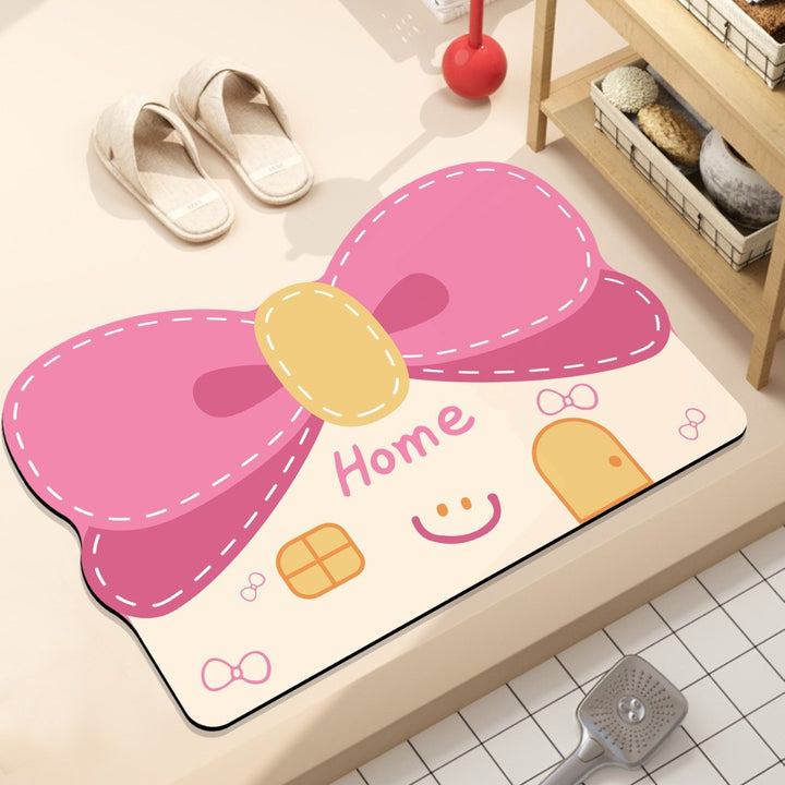 Playful Hamburger-Themed Bath Mat Kalsten