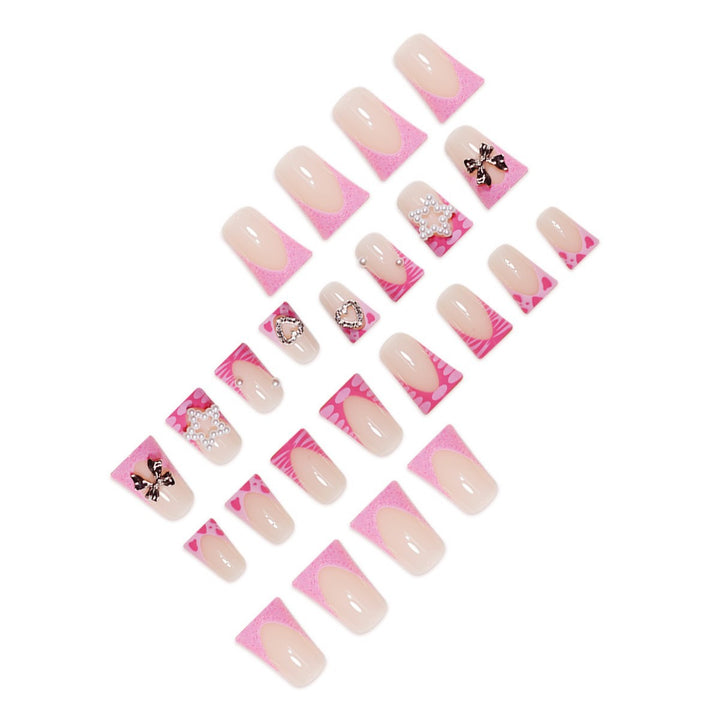 Decorative Press-On Nail Extensions with 3D Accents Kalsten
