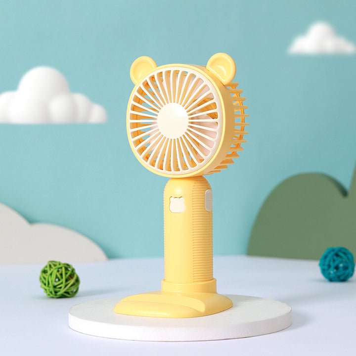 Ladies portable mini hand fan in cute bear design Kalsten