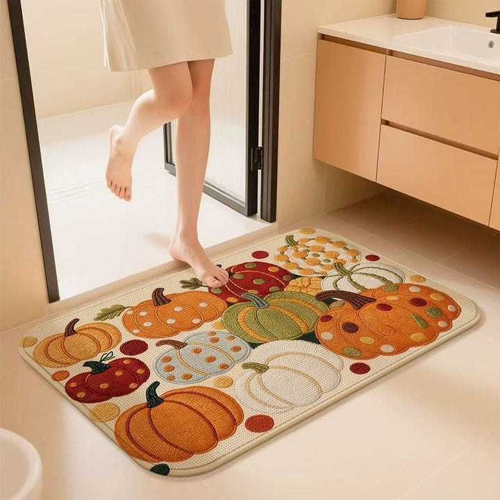 Decorative Pumpkin Bath Rug