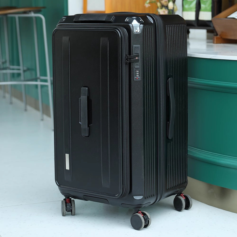 Sleek Aerodynamic Rolling Suitcase