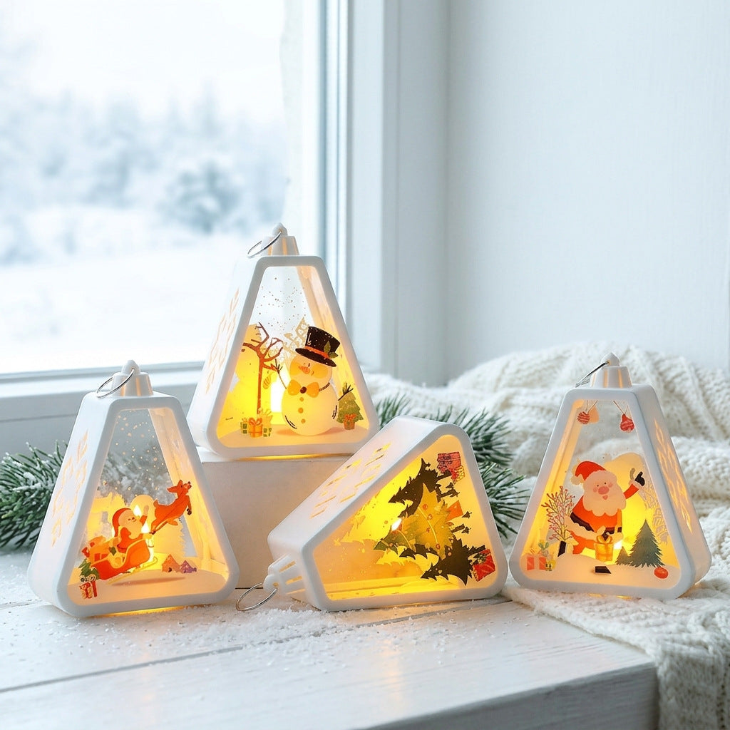 Christmas lantern in modern design