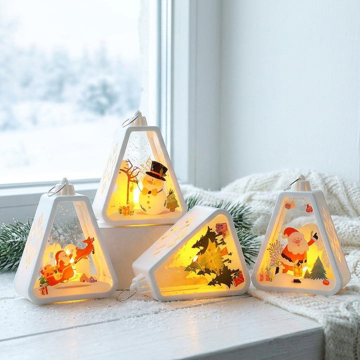 Christmas lantern in modern design