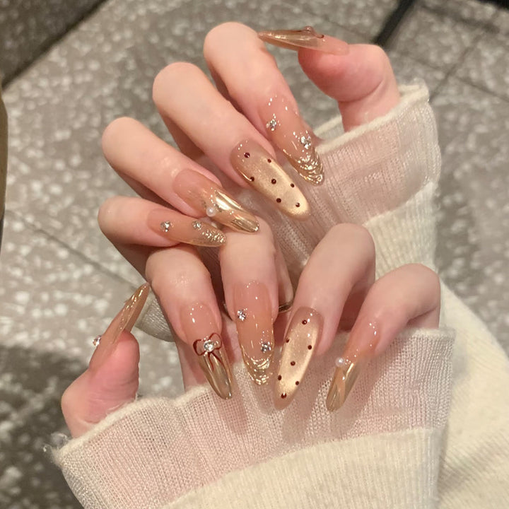 Elegant Gel Press-On Nail Set Kalsten