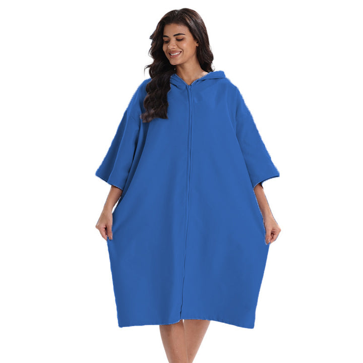 Practical and comfortable bathrobe poncho Kalsten