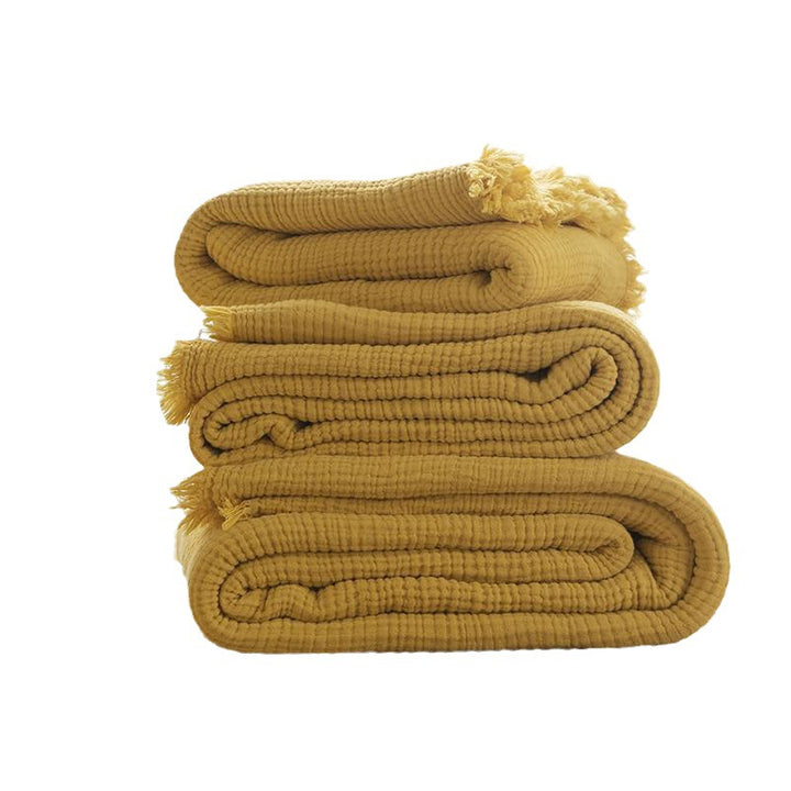 Women's cozy waffle textured blanket Kalsten