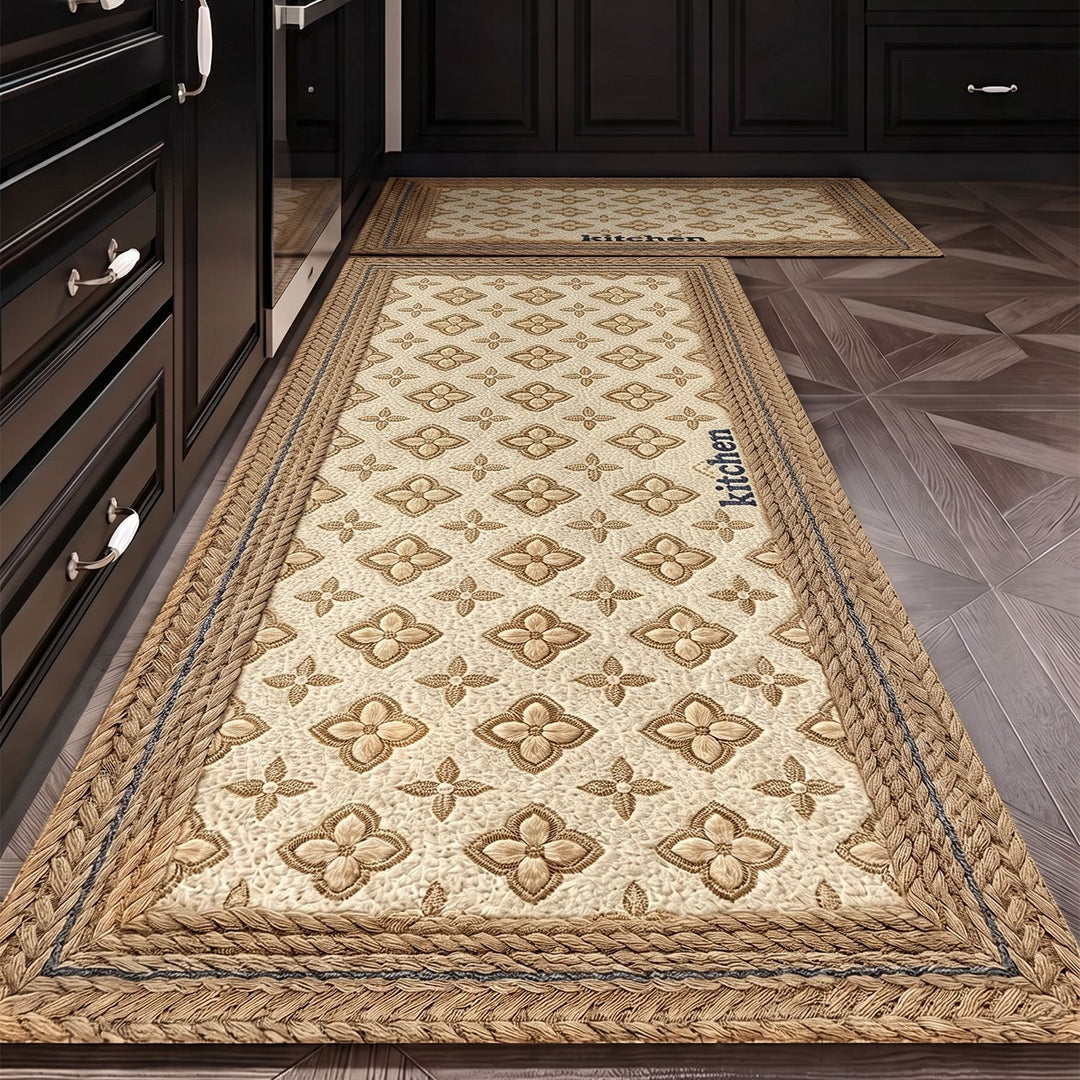 Textured Kitchen Area Comfort Runner Mat Kalsten