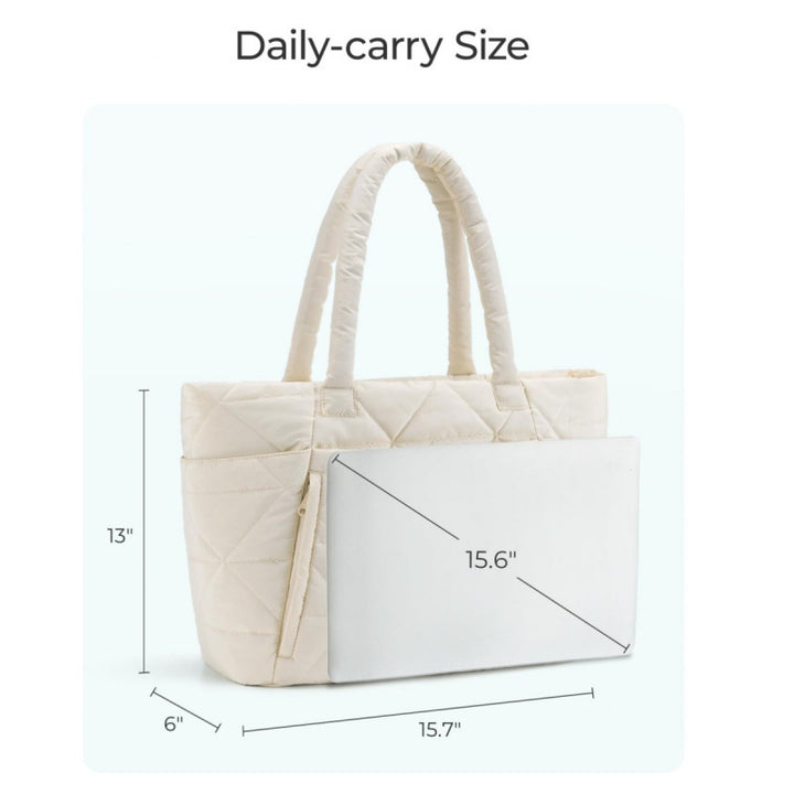 Stylish quilted tote bag Kalsten