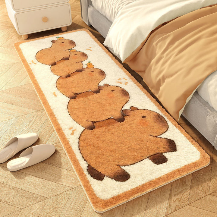 Cartoon Theme Plush Floor Mat