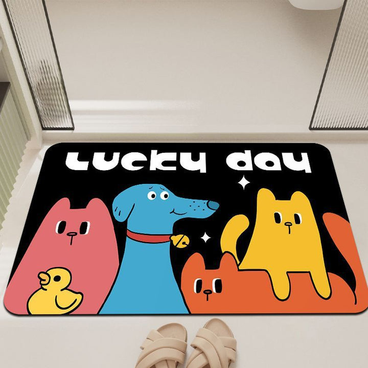 Cartoon-Inspired Bathroom Mat Kalsten