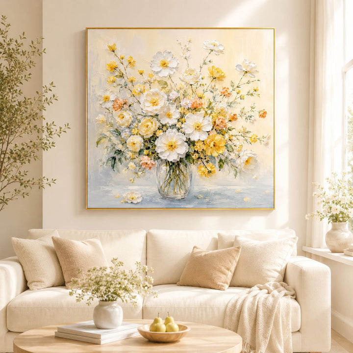 Floral Art Canvas Print