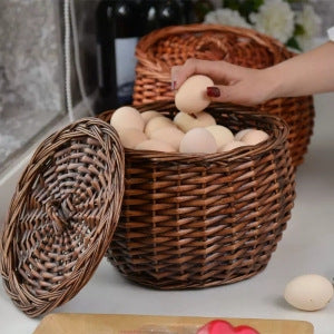 Handcrafted Woven Storage Basket Kalsten