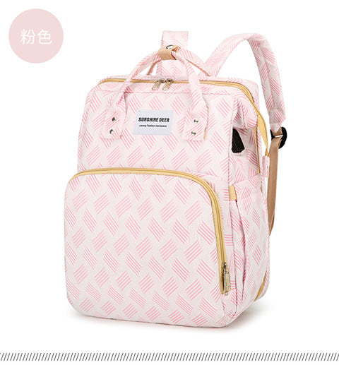 Functional Quilt-Patterned Backpack Kalsten