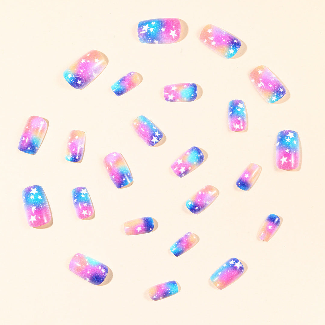 Galaxy-Inspired Nail Art Extensions Kalsten