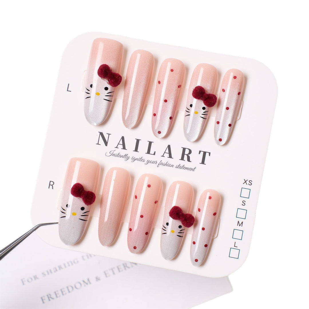 Advanced Glitter-Enhanced Press-On Nail Set Kalsten
