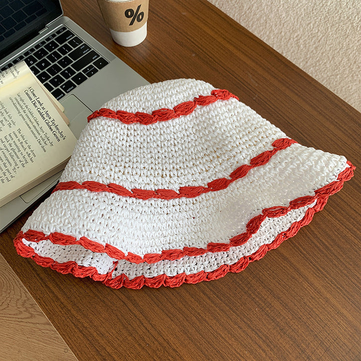 Elegant Sunshade Straw Hat