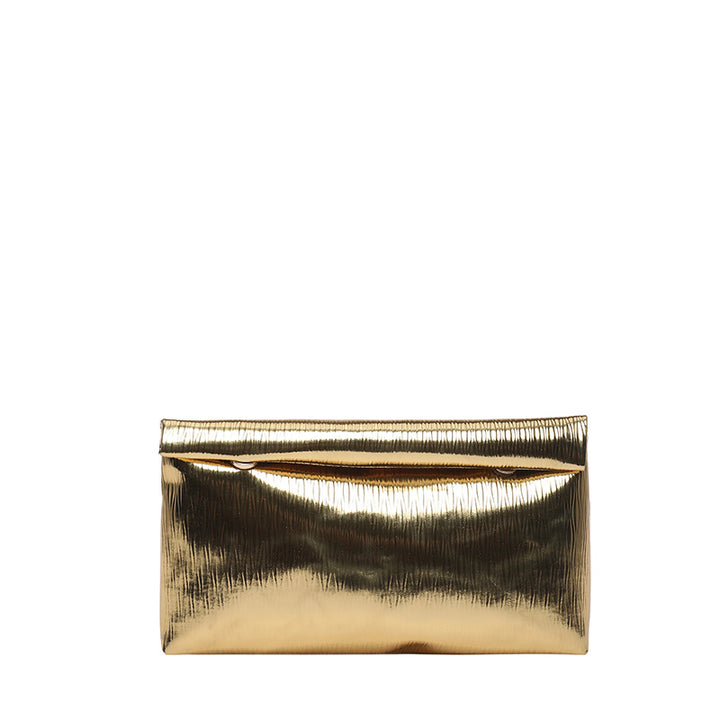 WoGlossy Textured Clutch Purse Kalsten