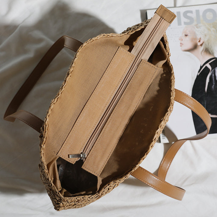 Handmade straw bag Kalsten