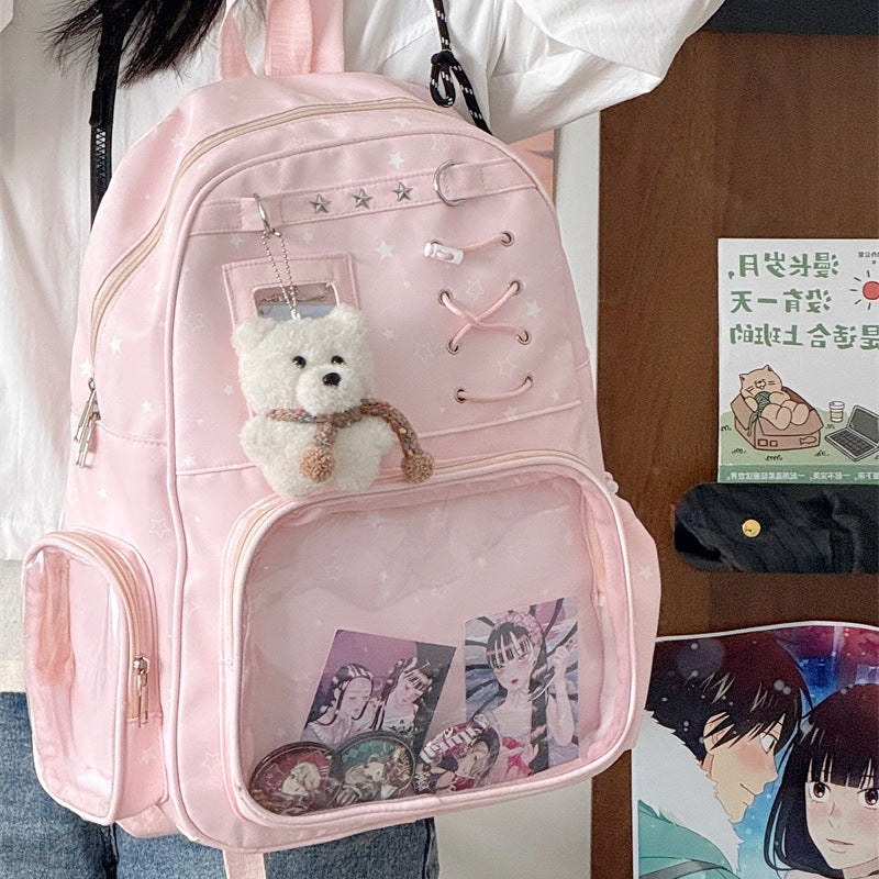 Decorative Character-Themed Backpack Kalsten