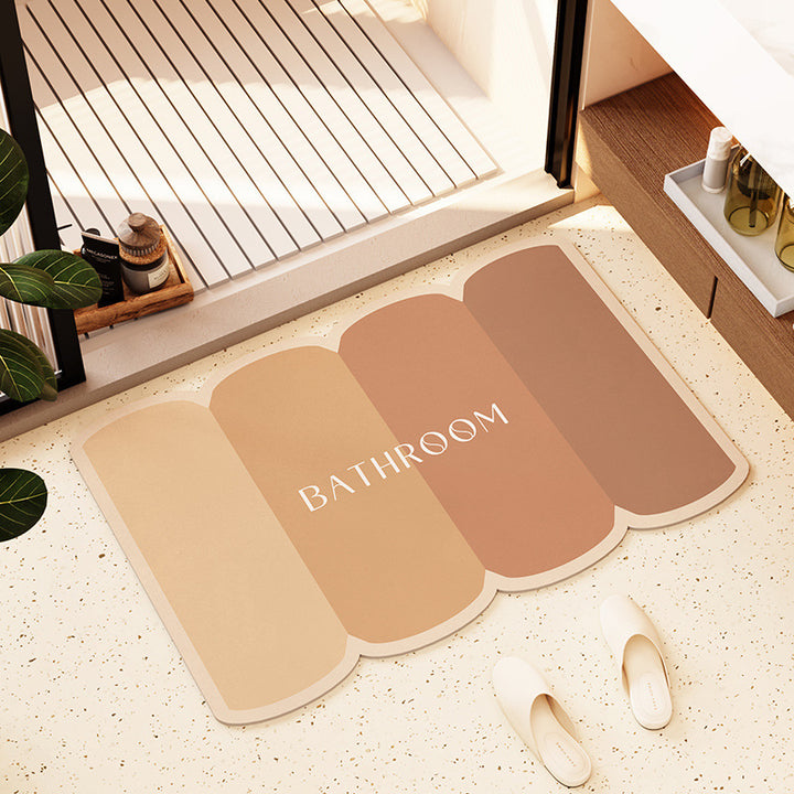 Luxurious Cushioned Bathroom Mat
