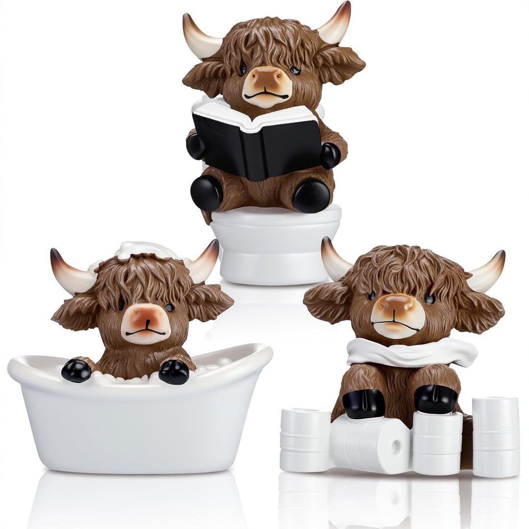 Funny Highland Cattle Decorative Figure Kalsten