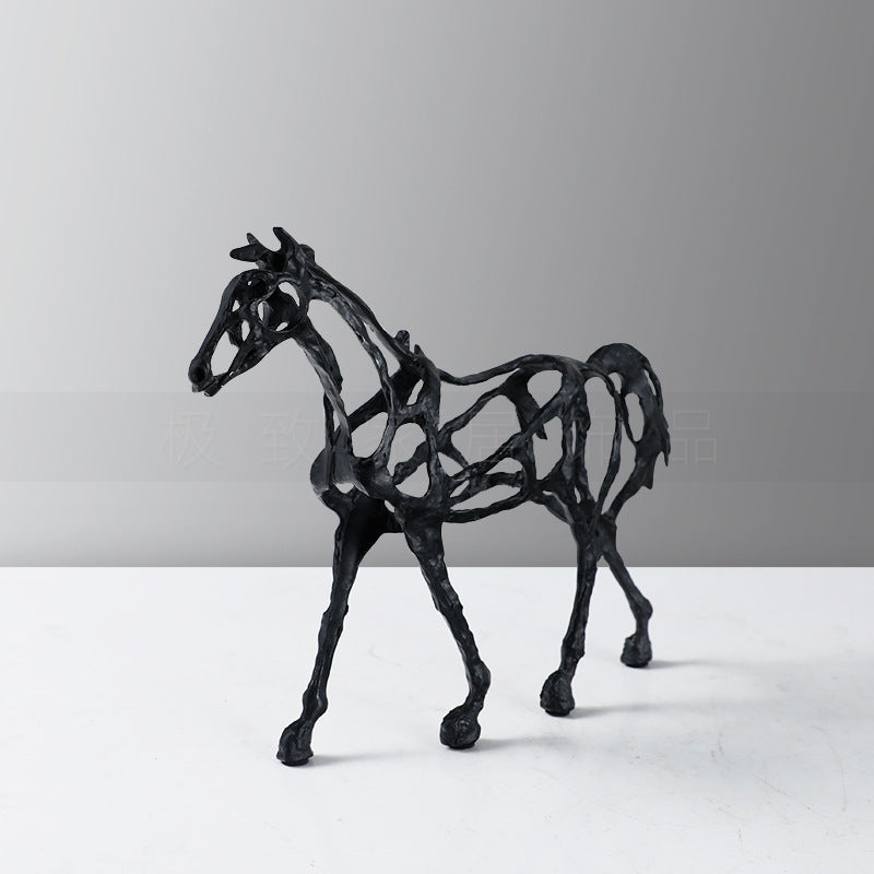Artistic Horse Figurine Sculpture