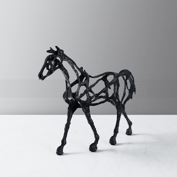 Artistic Horse Figurine Sculpture