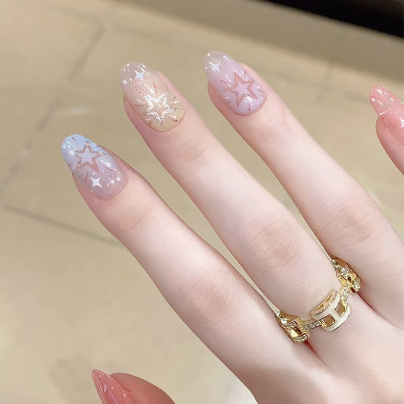 Artistic Starry Nail Art Kalsten