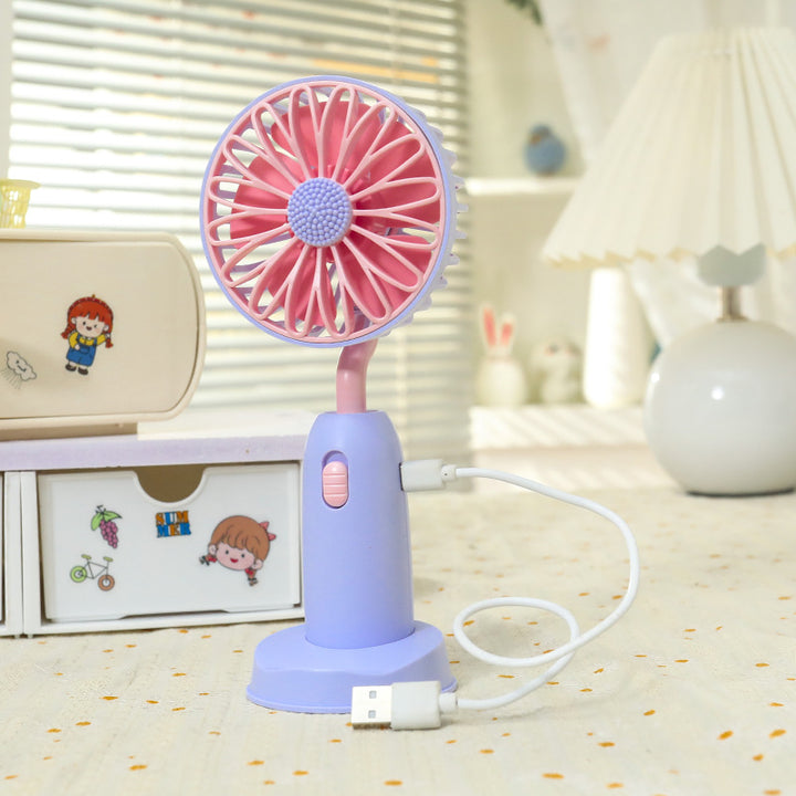 Women's Portable Mini Fan with Flexible Head Kalsten