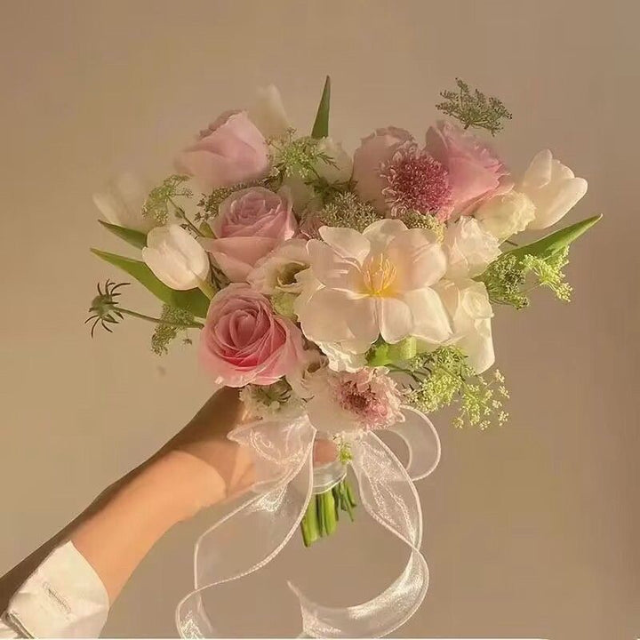Elegant Artificial Flower Bridal Bouquet