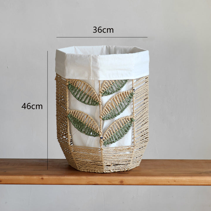 Storage basket with plant design Kalsten