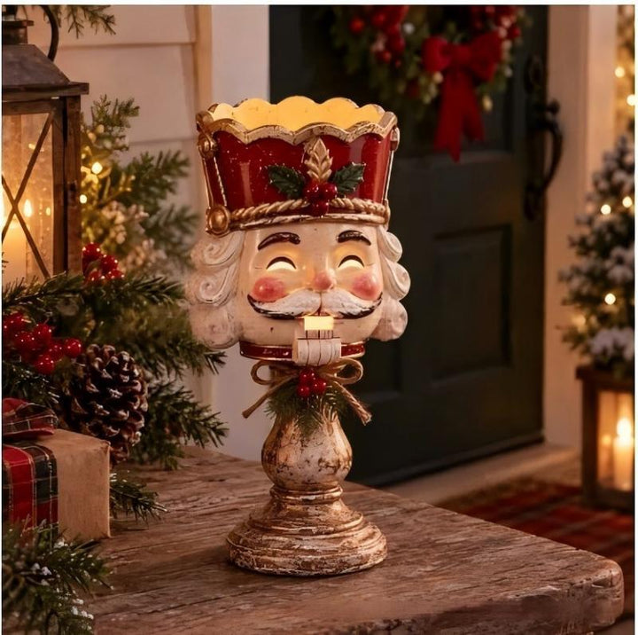 Decorative nutcracker table lamp Kalsten