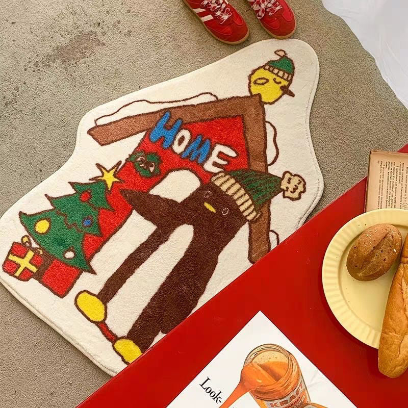Decorative Holiday-Themed Bath Mat Kalsten
