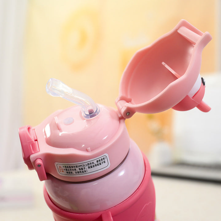 Women's High-Quality Insulated Drinking Bottle with Cute Frog Design Kalsten