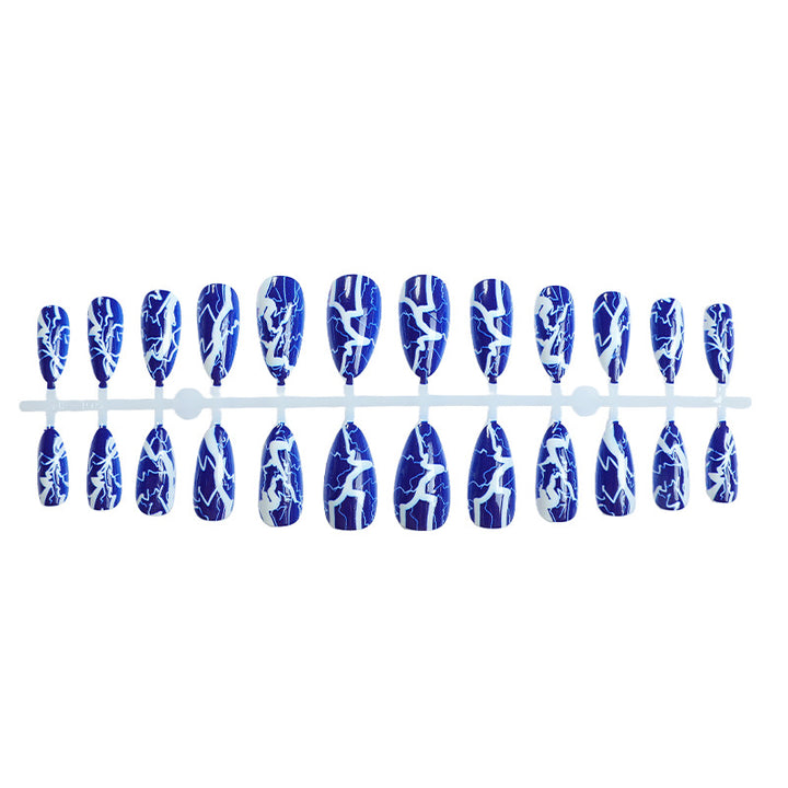 Artistic Lightning Bolt Press-On Nail Set Kalsten
