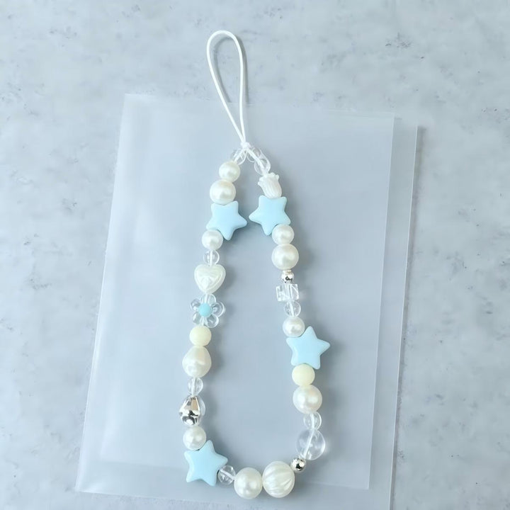 Decorative Star and Pearl Phone Charm Kalsten