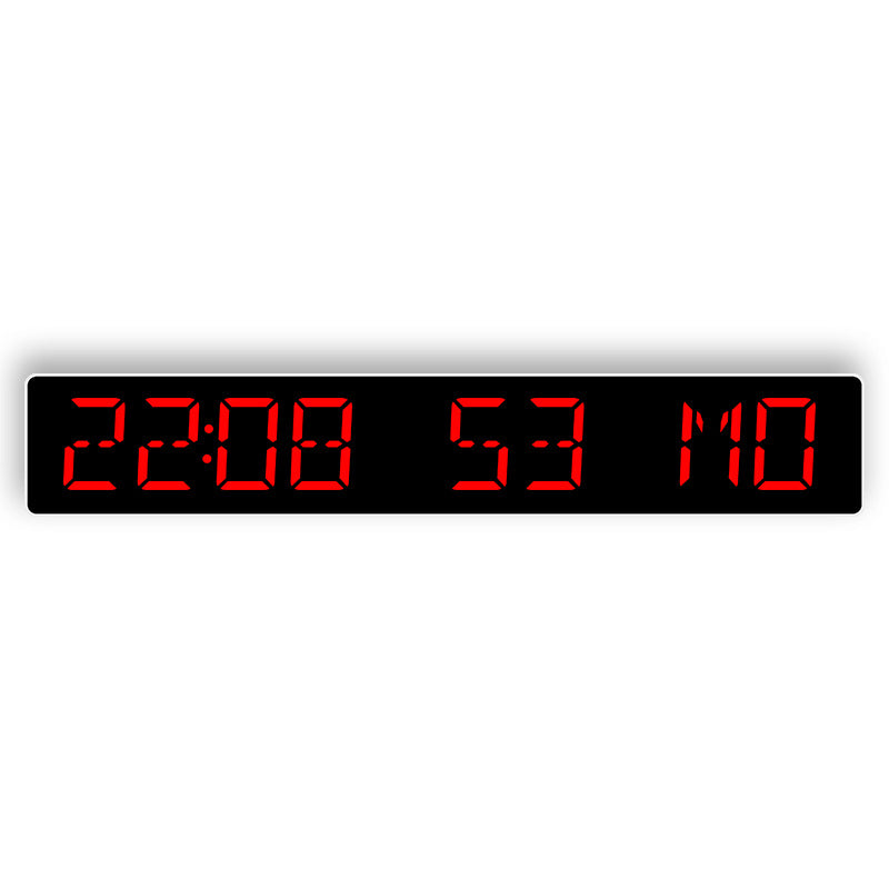 Digital wall clock with large LED display Kalsten
