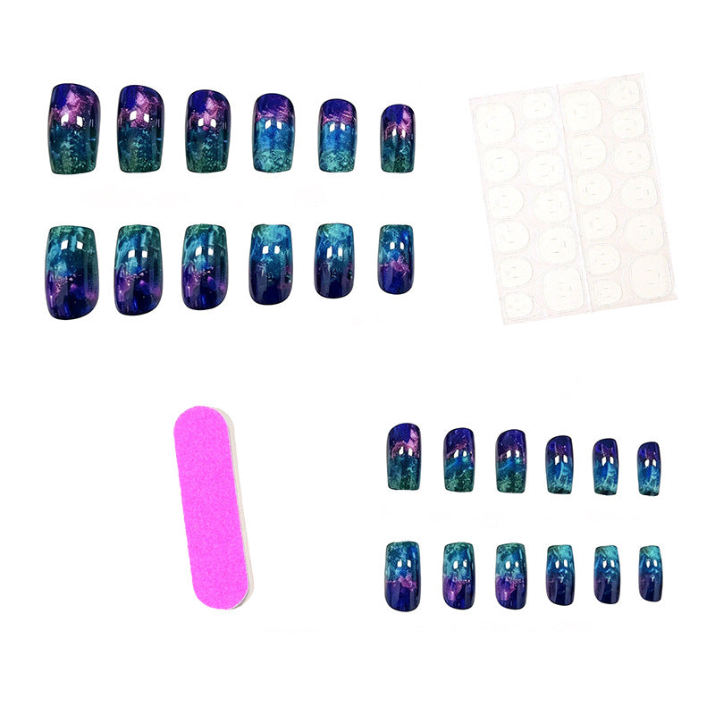 Artistic Metallic Nail Enhancements Kalsten