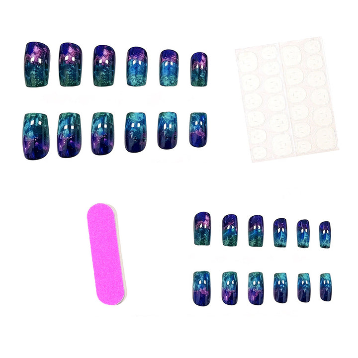 Artistic Metallic Nail Enhancements Kalsten