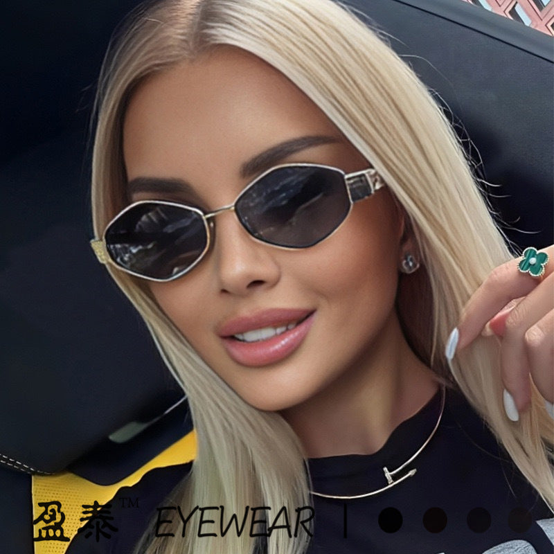 Women's Geometric Cat-Eye Sunglasses Kalsten