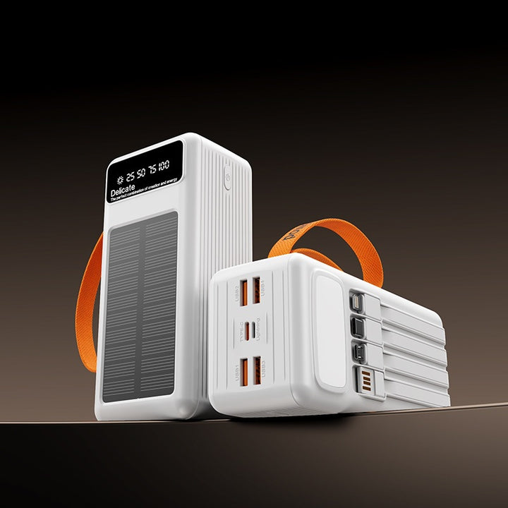 Multifunctional Solar Power Bank with Digital Charging Display Kalsten