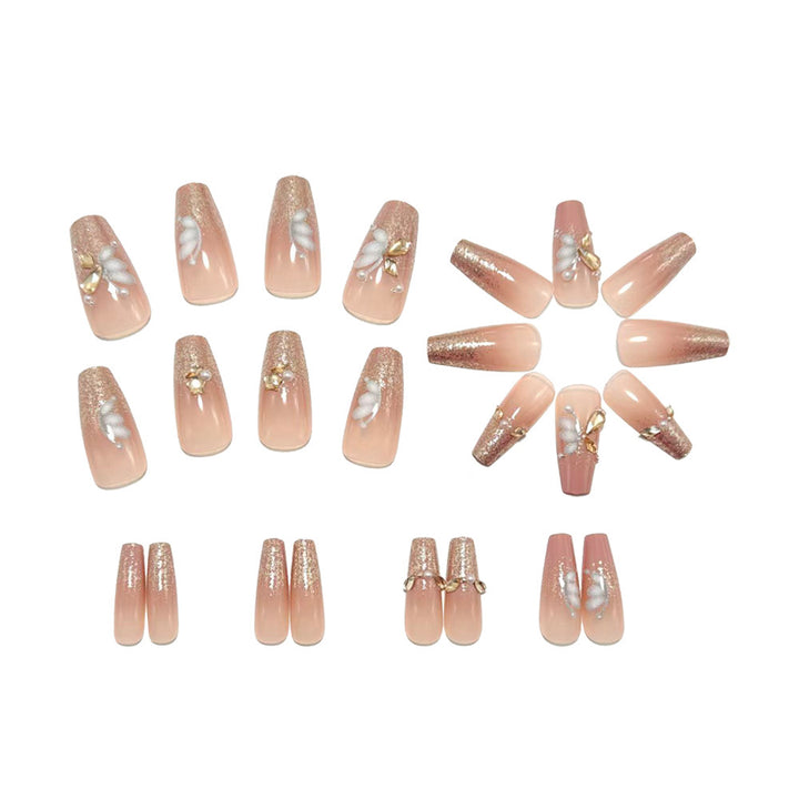 Luxury glitter design artificial nails Kalsten
