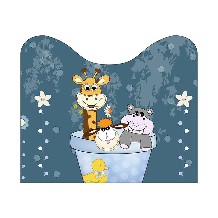 Festive Holiday-Themed Bathroom Mat Set