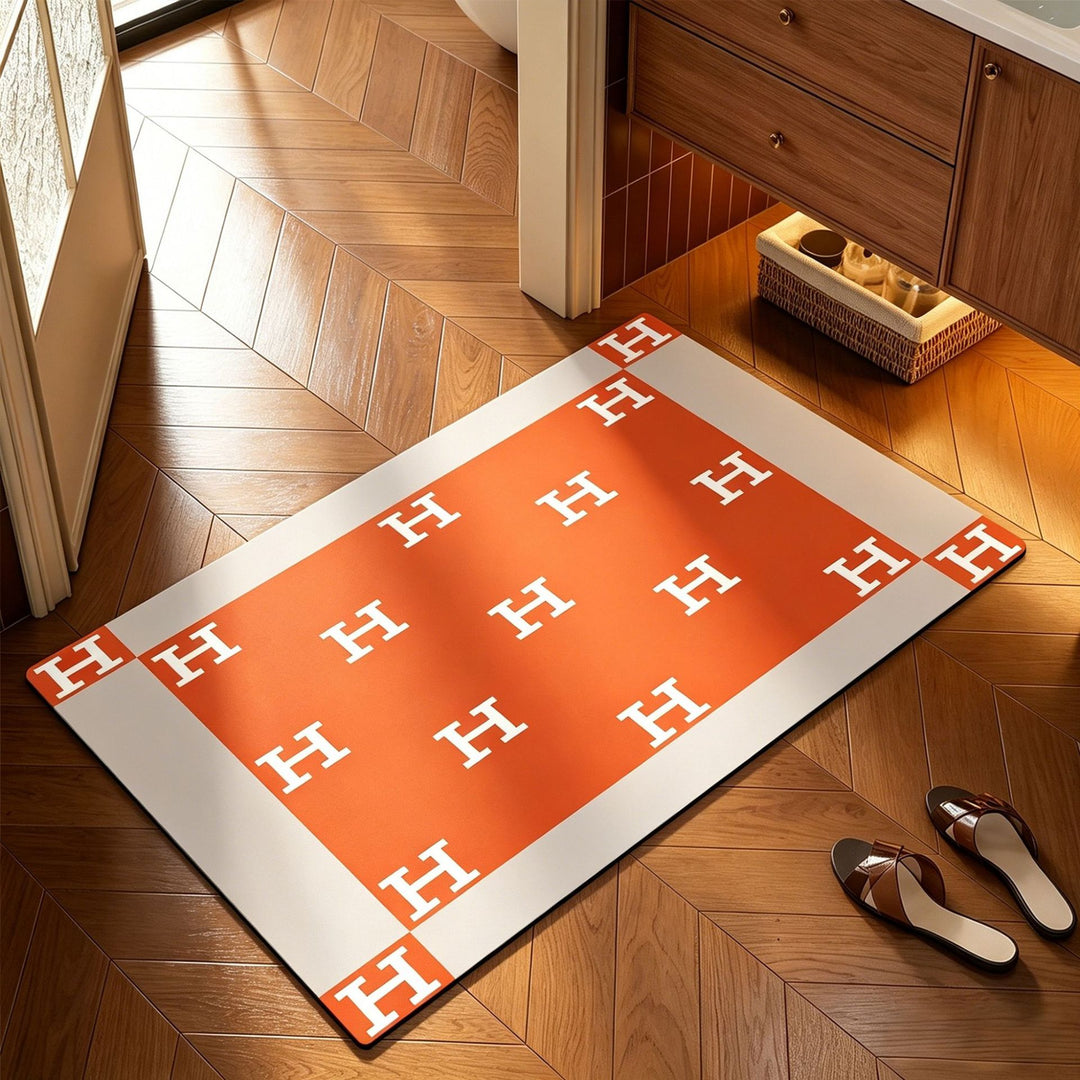 Stylish Patterned Bath Mat Kalsten