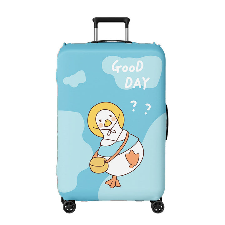 Ladies suitcase cover with creative illustration design Kalsten