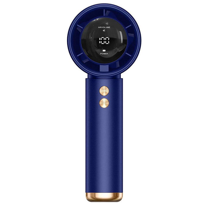 Ladies handheld fan with digital speed control and LED display Kalsten