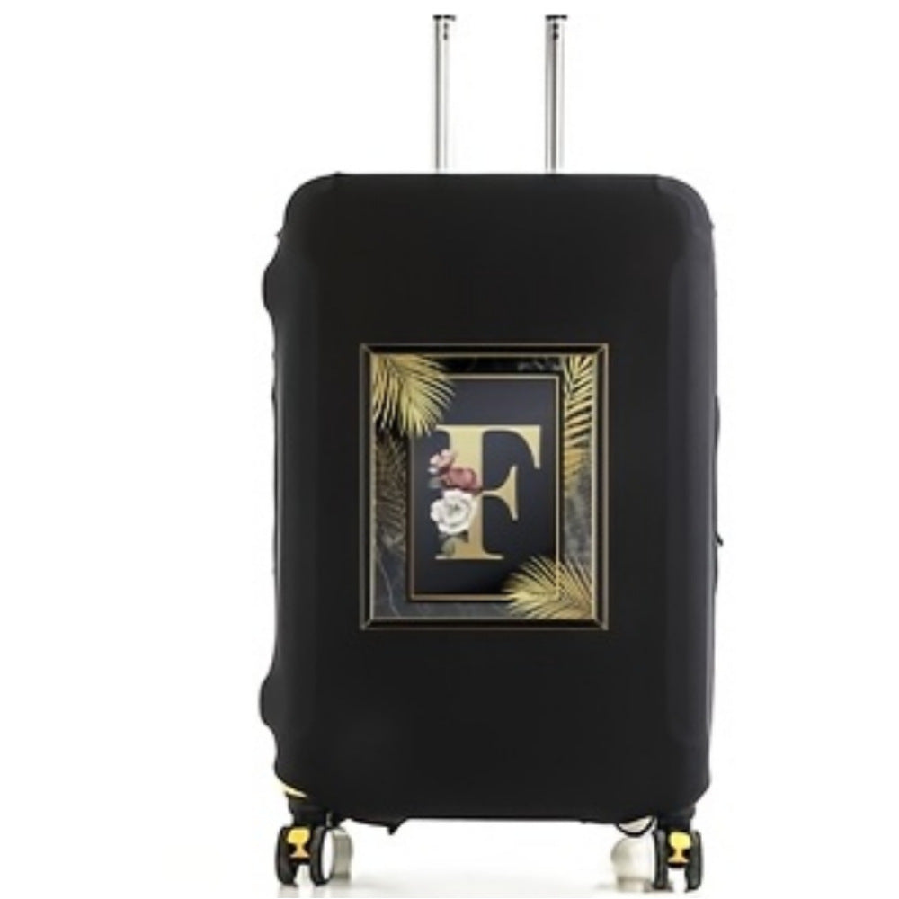 Women's Hard Shell Suitcase with Luxurious Flower Design Kalsten
