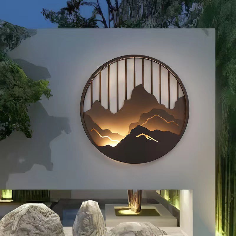 Modern Artistic Round Wall Lamp