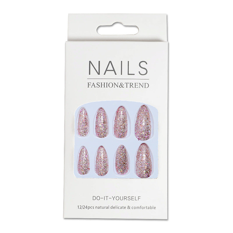 Glamorous Glitter Press-On Nail Set Kalsten