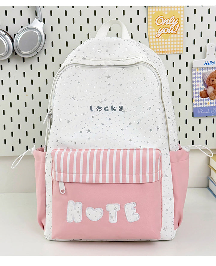 Star Print School Backpack Kalsten